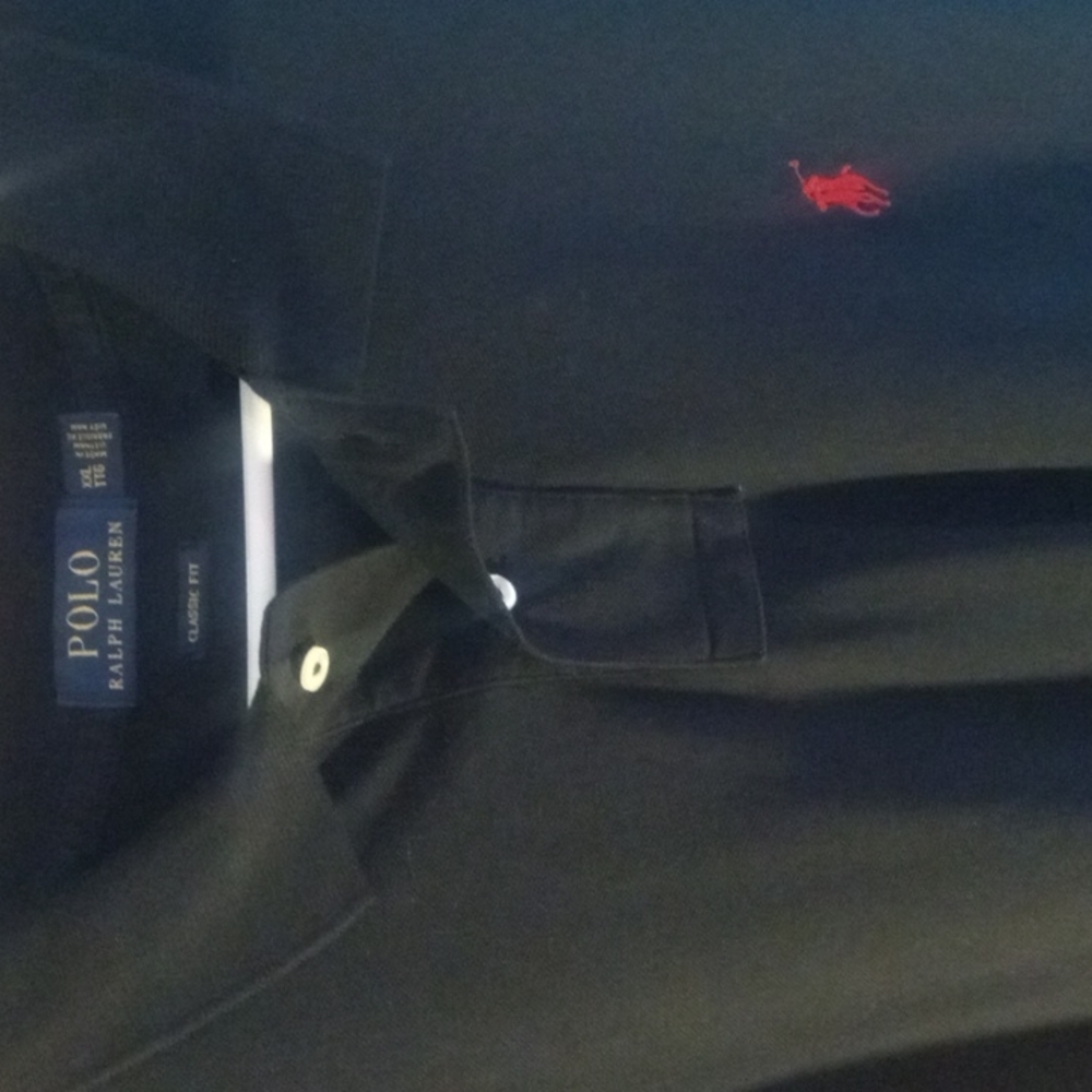 Never worn black xxl polo
